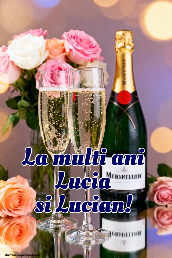 La multi ani Lucia si Lucian!