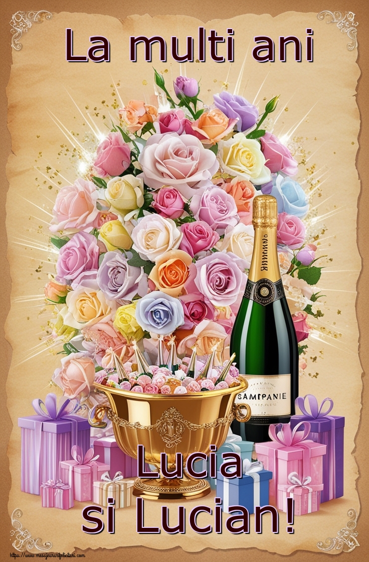 La multi ani Lucia si Lucian!