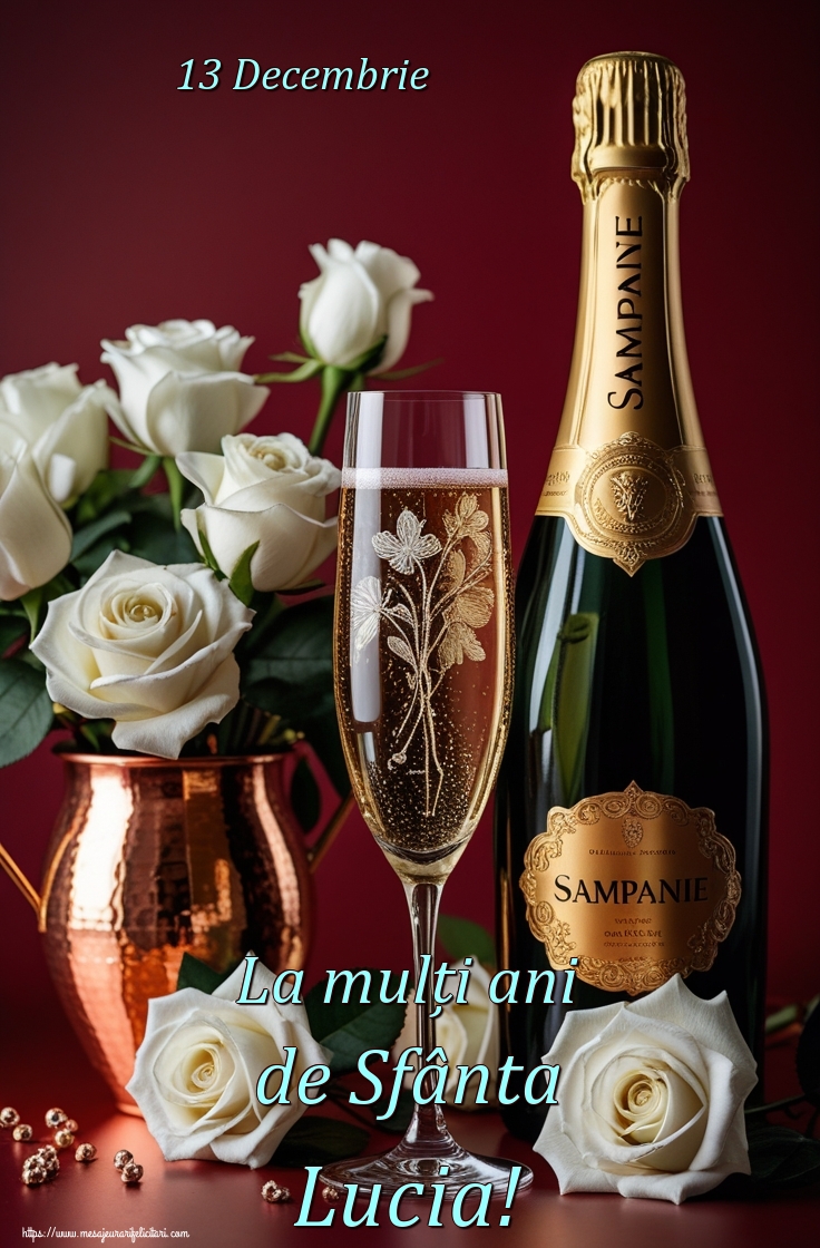 13 Decembrie La mulți ani de Sfânta Lucia!