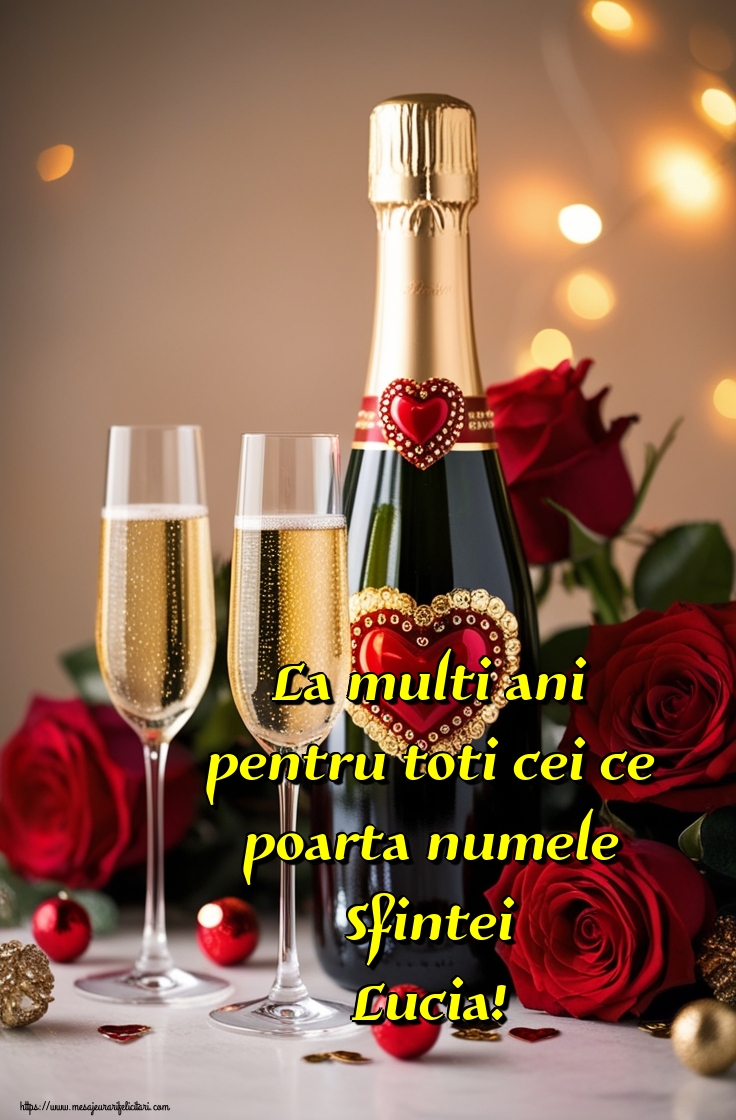 La multi ani pentru toti cei ce poarta numele Sfintei Lucia!