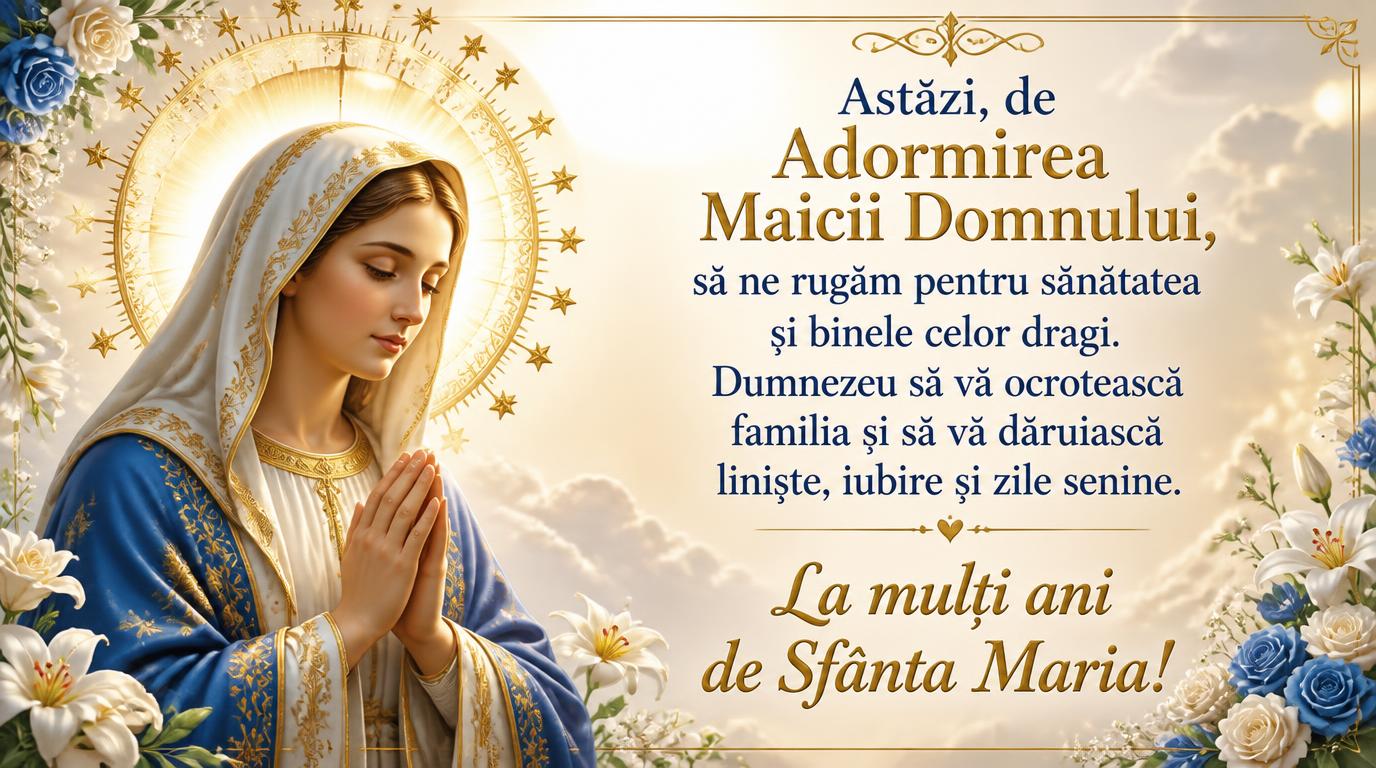 La mulți ani de Sfânta Maria!