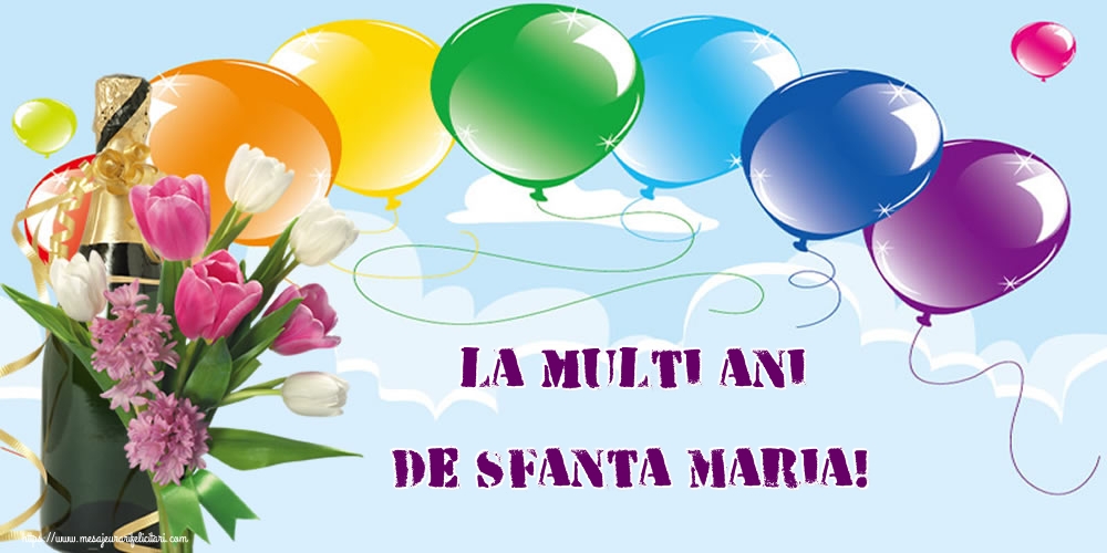 La multi ani de Sfanta Maria!