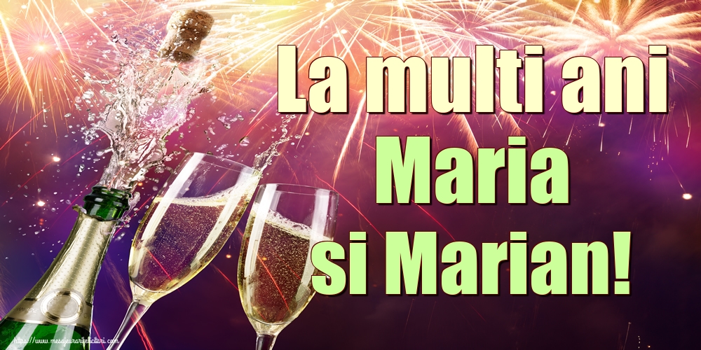 Felicitari de Sfanta Maria - La multi ani Maria si Marian! - mesajeurarifelicitari.com