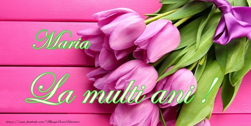 La multi ani, Maria!