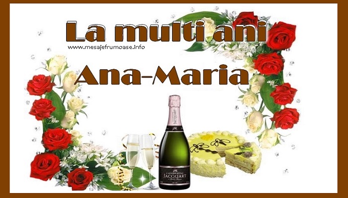 Felicitari de Sfanta Maria - La multi ani, Ana-Maria! - mesajeurarifelicitari.com