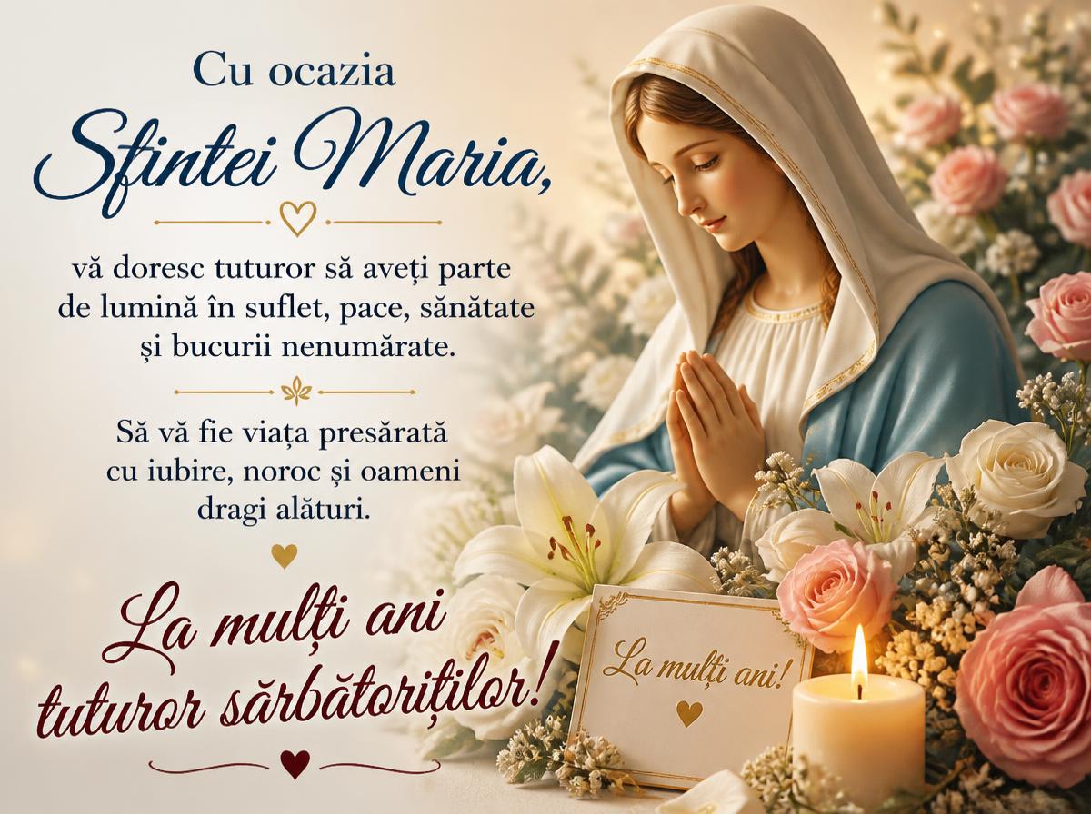 La mulți ani tuturor sărbătoriților!