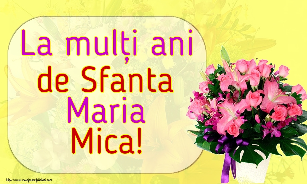 Felicitari de Sfanta Maria Mica - La mulți ani de Sfanta Maria Mica! - mesajeurarifelicitari.com
