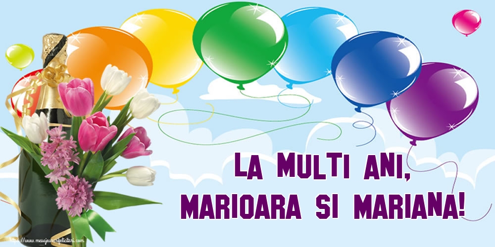Descarca felicitarea - Felicitari de Sfanta Maria Mica - La multi ani, Marioara si Mariana! - mesajeurarifelicitari.com