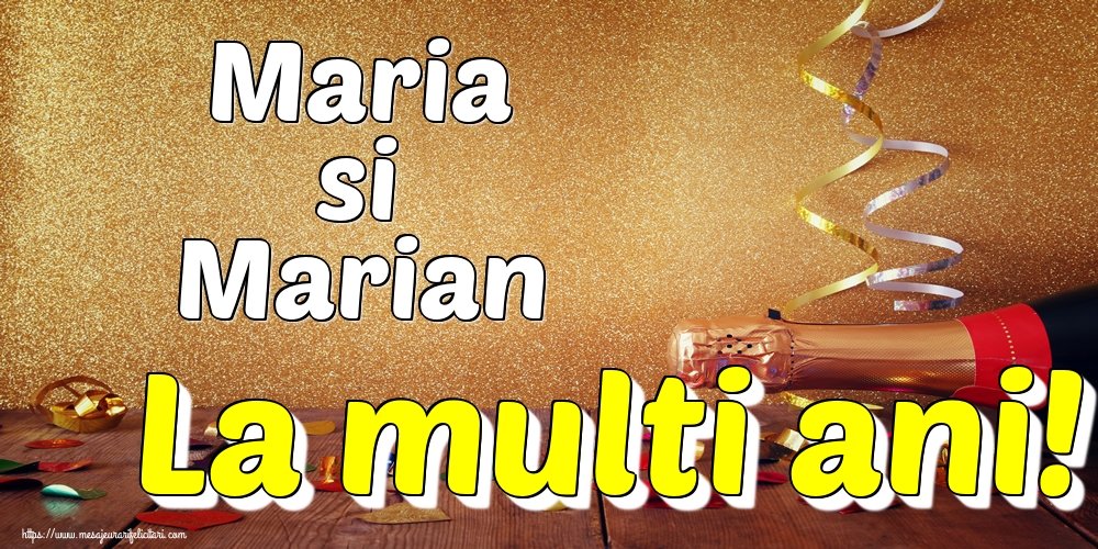 Felicitari de Sfanta Maria Mica - Maria si Marian La multi ani! - mesajeurarifelicitari.com