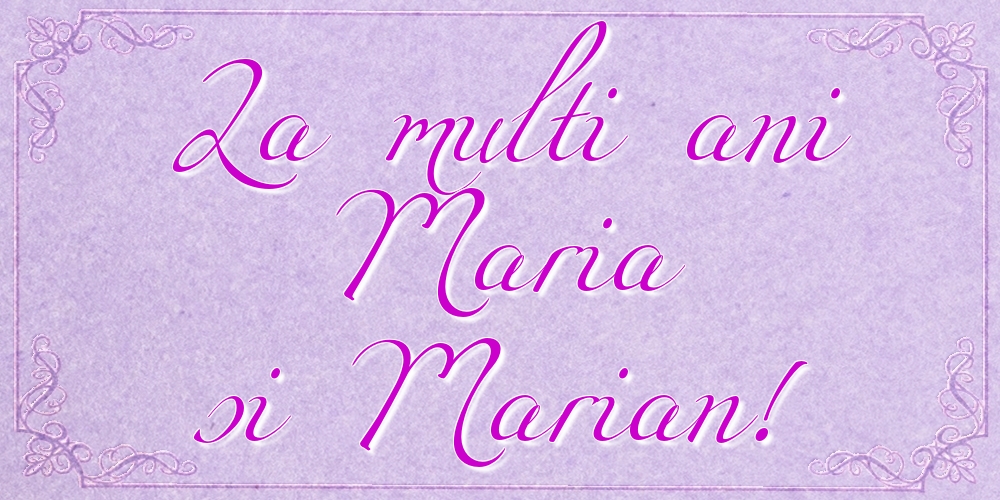 Felicitari de Sfanta Maria Mica - La multi ani Maria si Marian! - mesajeurarifelicitari.com