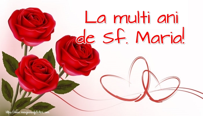 Sfanta Maria Mica La multi ani de Sf. Maria!