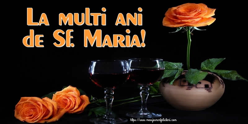 Descarca felicitarea - Felicitari de Sfanta Maria Mica - 🌼🥳 La multi ani de Sf. Maria! - mesajeurarifelicitari.com