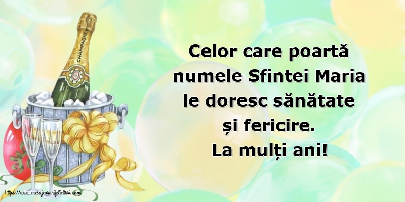 Felicitari de Sfanta Maria Mica - 🍾🥂 La mulți ani! - mesajeurarifelicitari.com