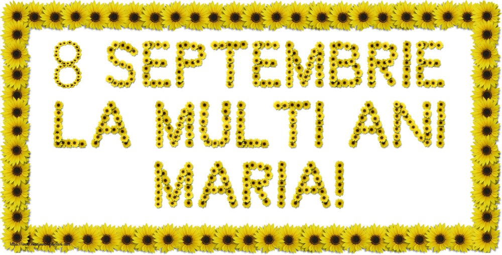 Felicitari de Sfanta Maria Mica - 8 Septembrie La multi ani Maria! - mesajeurarifelicitari.com