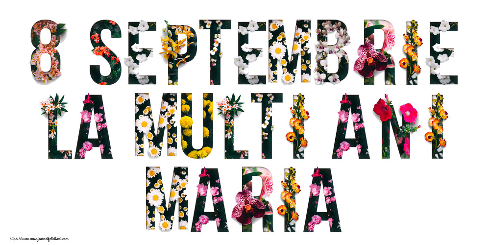 Felicitari de Sfanta Maria Mica - 8 Septembrie La multi ani Maria! - mesajeurarifelicitari.com