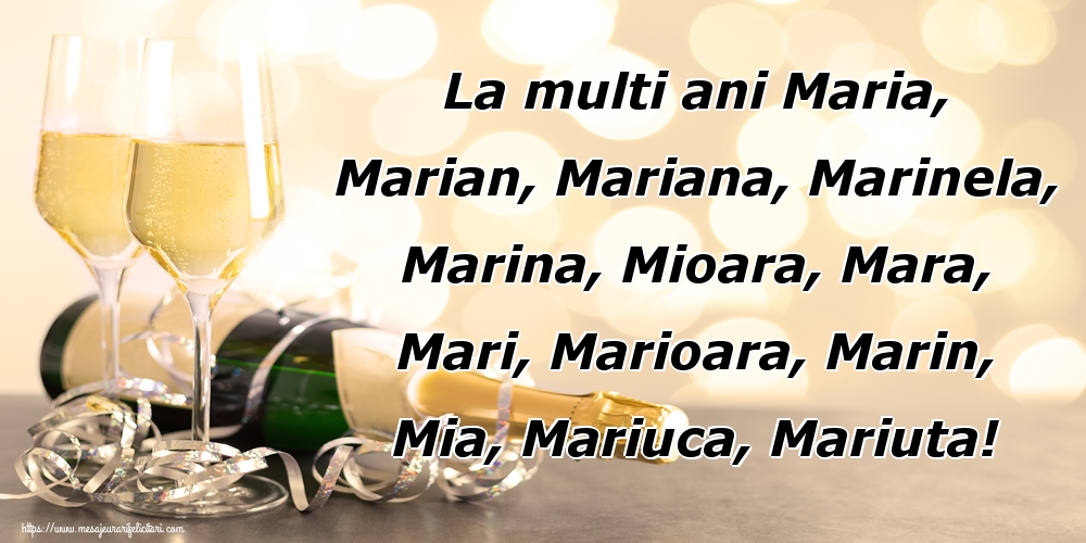 Felicitari de Sfanta Maria Mica - La multi ani Maria, Marian, Mariana, Marinela, Marina, Mioara, Mara, Mari, Marioara, Marin, Mia, Mariuca, Mariuta! - mesajeurarifelicitari.com