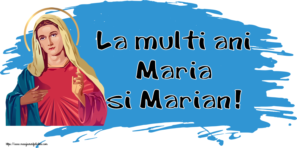 La multi ani Maria si Marian!