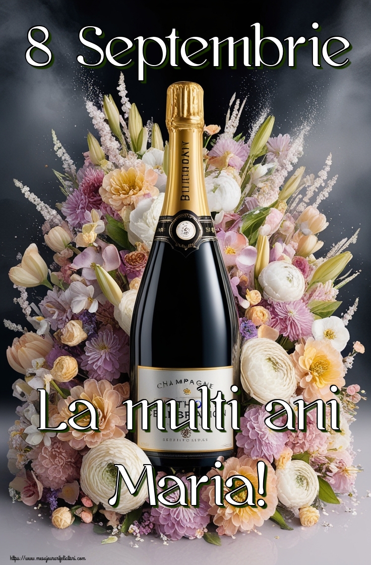 8 Septembrie La multi ani Maria!