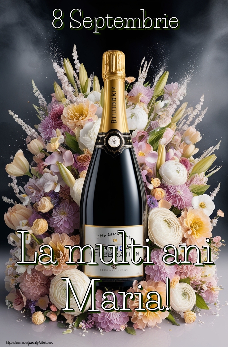 8 Septembrie La multi ani Maria!