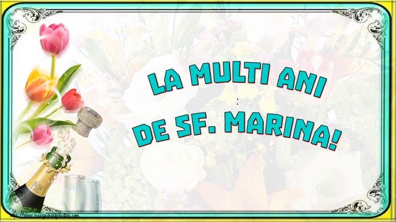 Felicitari de Sfanta Marina - La multi ani de Sf. Marina! - mesajeurarifelicitari.com