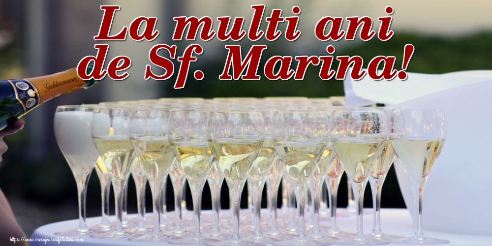 La multi ani de Sf. Marina!