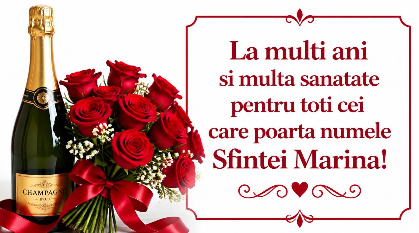 Sfanta Marina La multi ani si multa sanatate pentru toti cei care poarta numele Sfintei Marina!