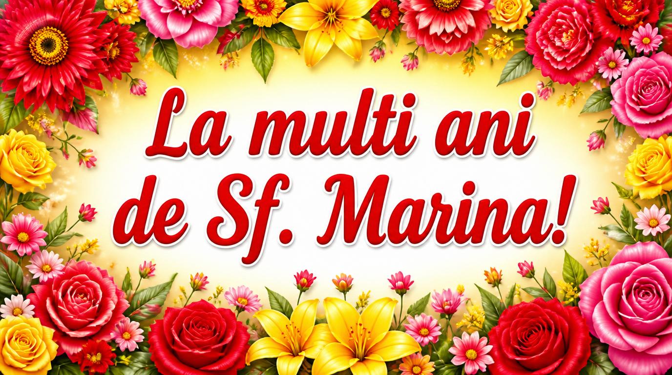 Sfanta Marina La multi ani de Sf. Marina!