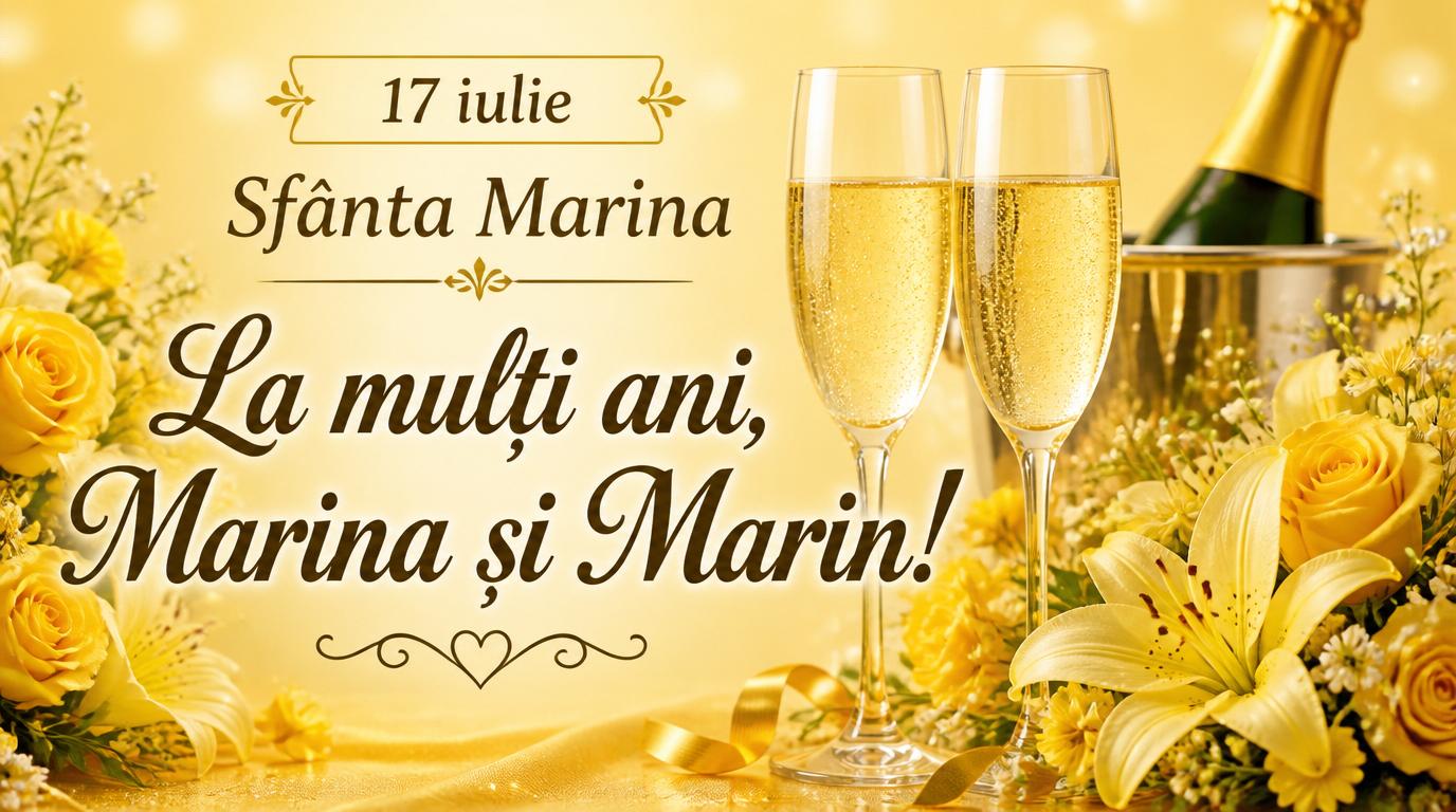 17 iulie - Sfânta Marina La mulți ani, Marina și Marin!