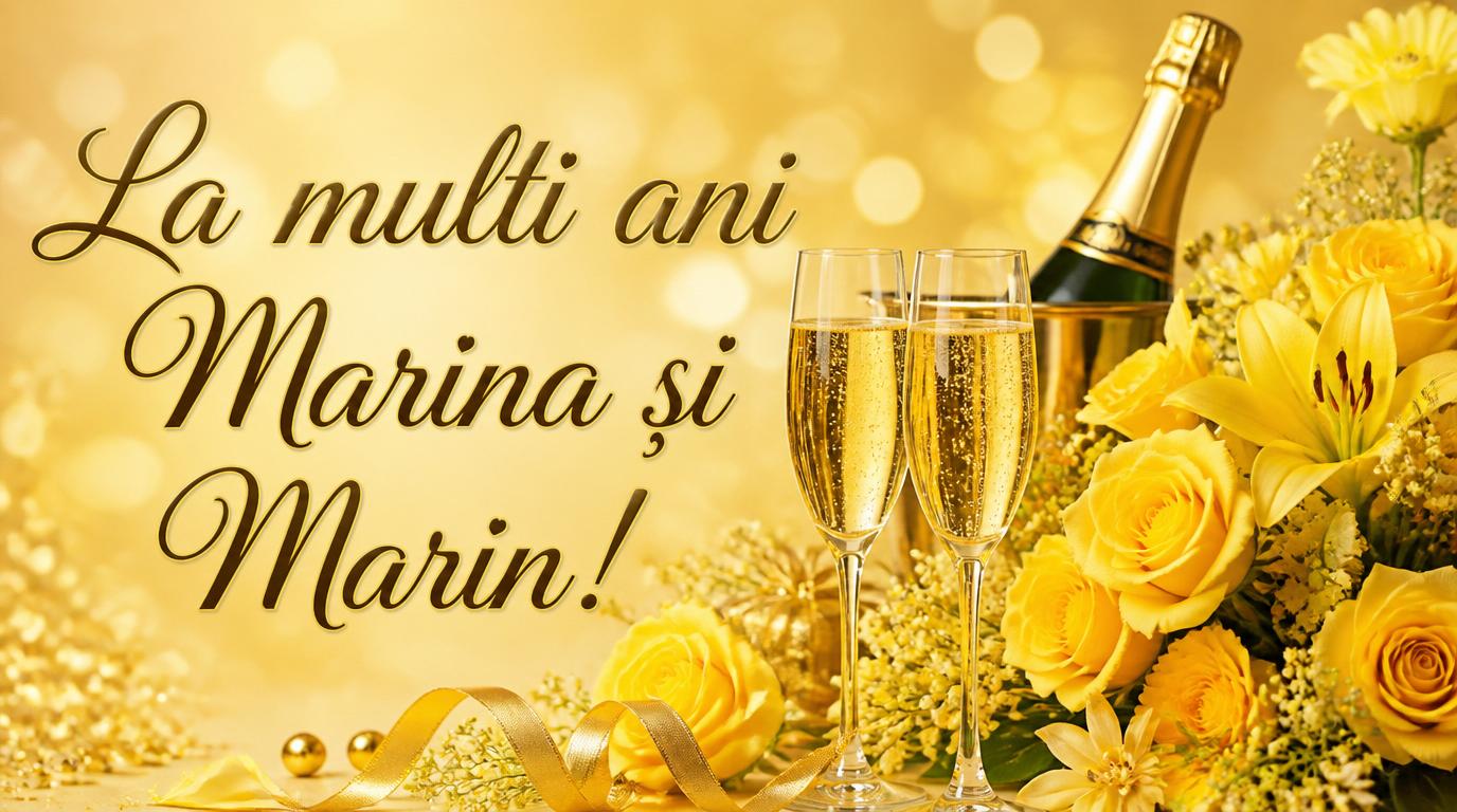La multi ani Marina și Marin!
