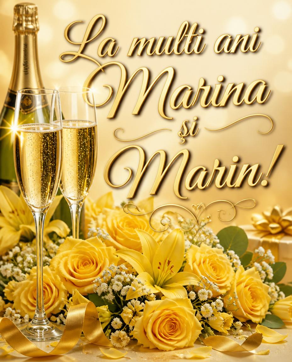 La multi ani Marina și Marin!
