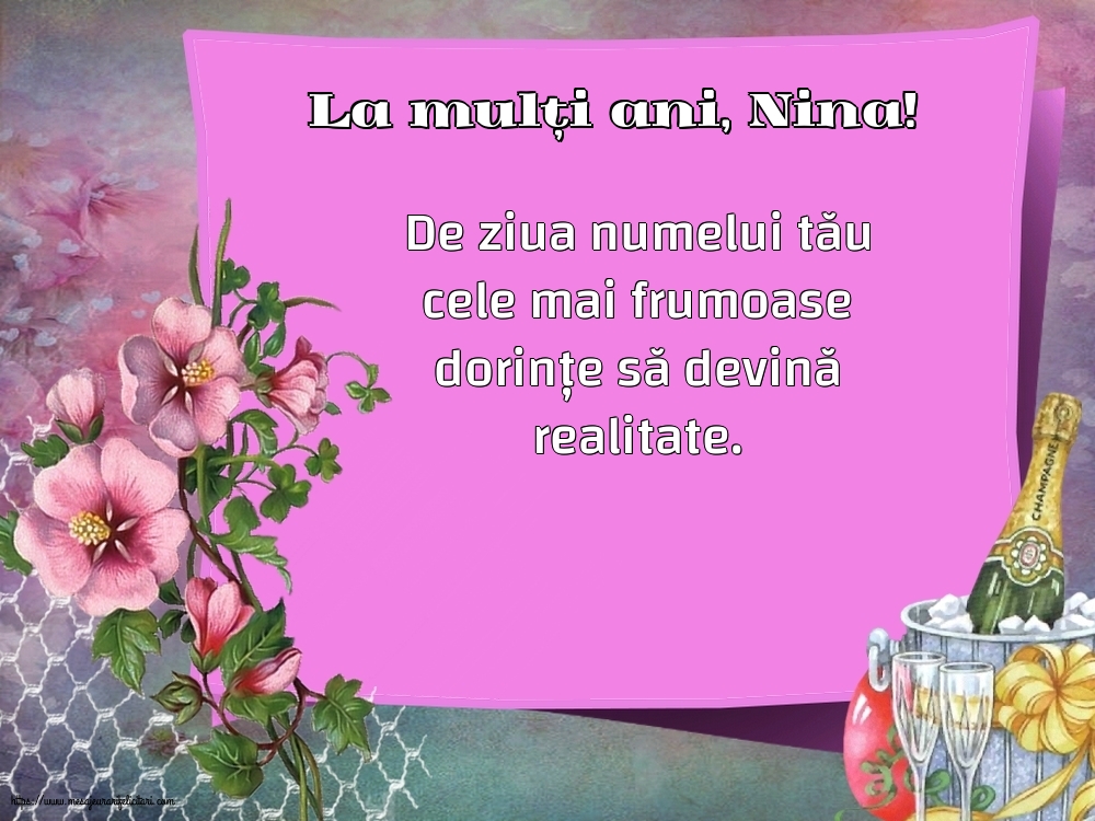 La mulți ani, Nina!