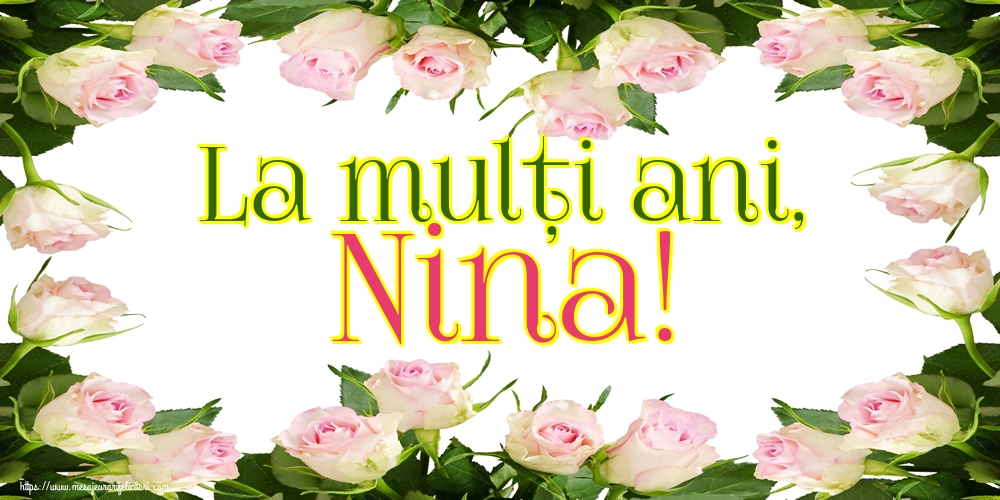 La mulți ani, Nina!