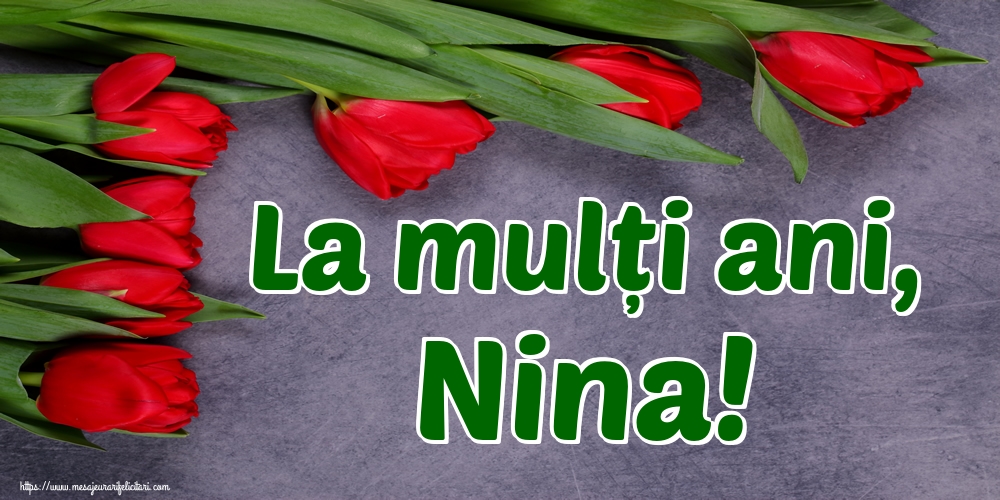 La mulți ani, Nina!