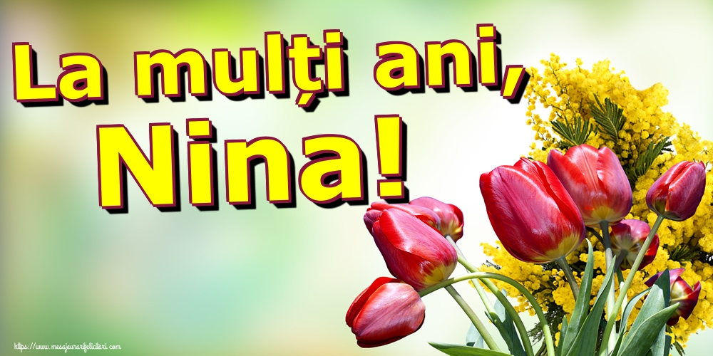 Felicitari de Sfanta Nina - La mulți ani, Nina! - mesajeurarifelicitari.com