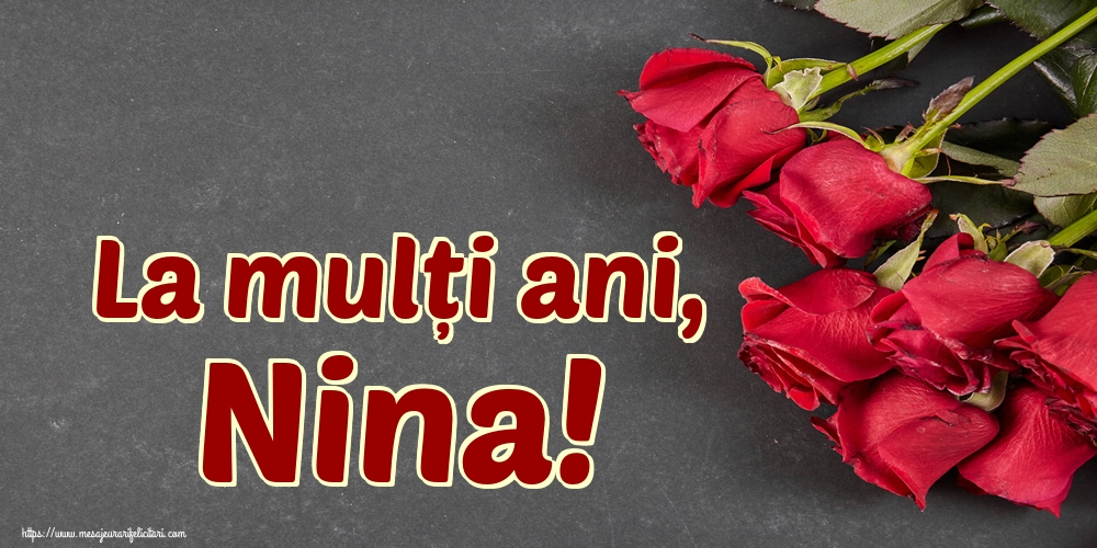 La mulți ani, Nina!