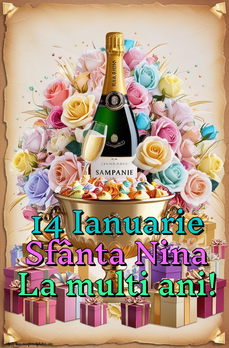14 Ianuarie Sfânta Nina La multi ani!
