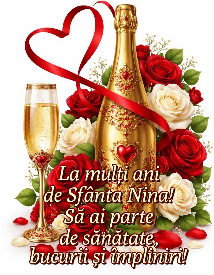 La mulți ani de Sfânta Nina! Să ai parte de sănătate, bucurii și împliniri!