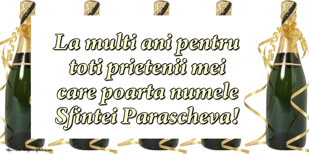 Sfanta Parascheva La multi ani pentru toti prietenii mei care poarta numele Sfintei Parascheva!