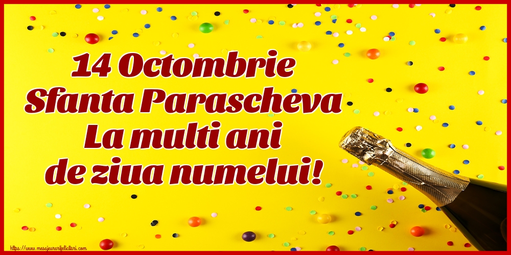 Sfanta Parascheva 14 Octombrie Sfanta Parascheva La multi ani de ziua numelui!