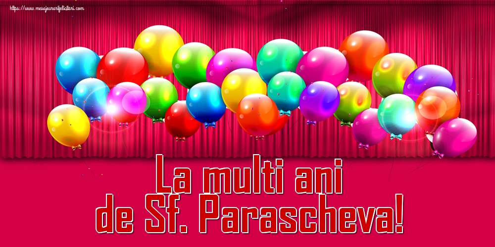 La multi ani de Sf. Parascheva!