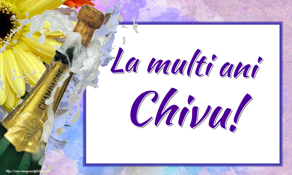 La multi ani Chivu!