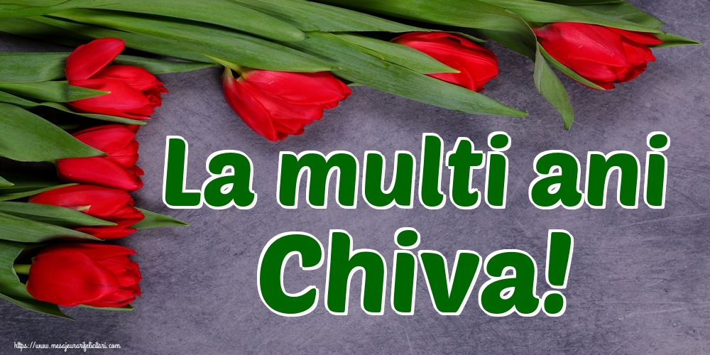 La multi ani Chiva!