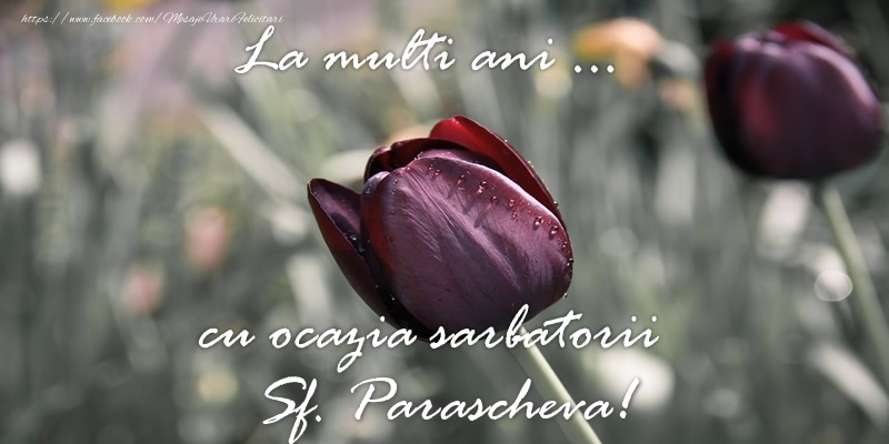 Felicitari de Sfanta Parascheva - La multi ani ... cu ocazia sarbatorii Sf. Parascheva! - mesajeurarifelicitari.com