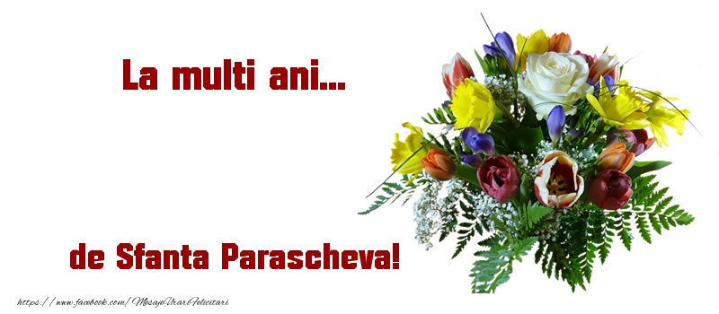 La multi ani... de Sfanta Parascheva!