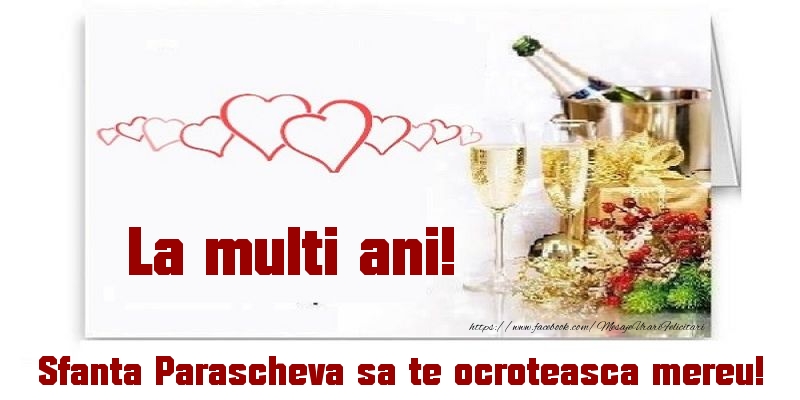 Felicitari de Sfanta Parascheva - La multi ani! Sfanta Parascheva sa te ocroteasca mereu! - mesajeurarifelicitari.com
