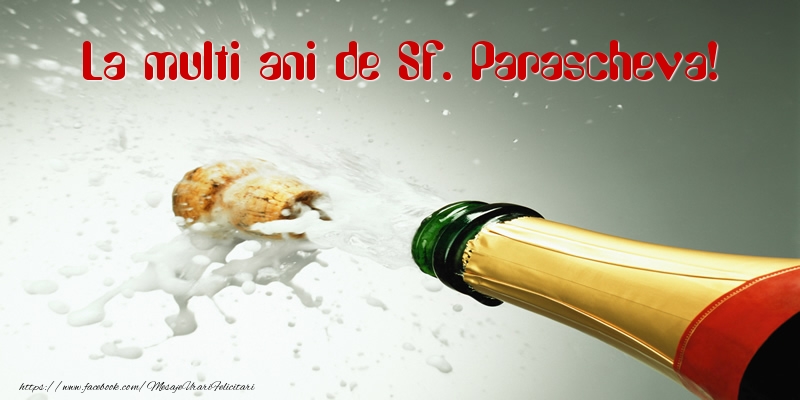 La multi ani de Sf. Parascheva!