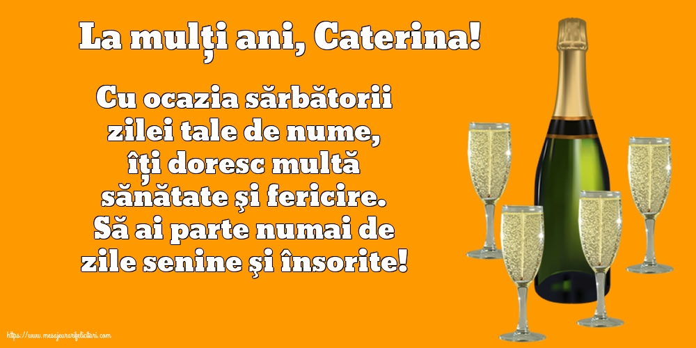 Felicitari de Sfanta Ecaterina - La mulți ani, Caterina! - mesajeurarifelicitari.com