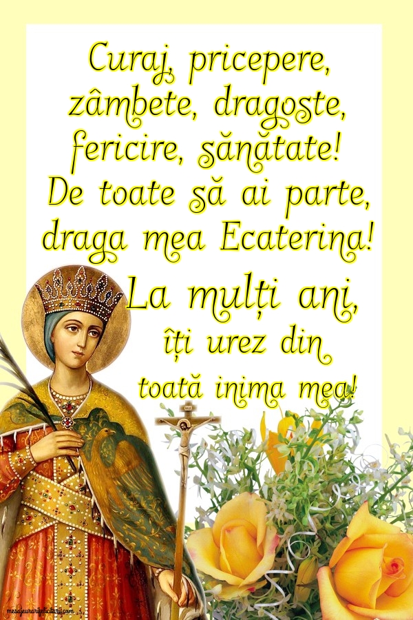 La mulți ani, îți urez din toată inima mea