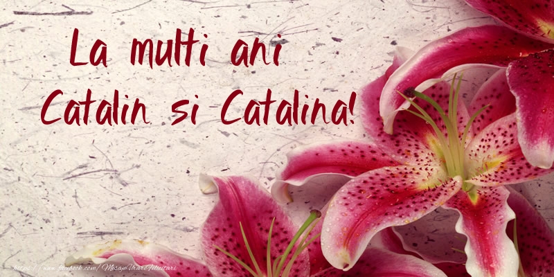 Felicitari de Sfanta Ecaterina - La multi ani Catalin si Catalina! - mesajeurarifelicitari.com