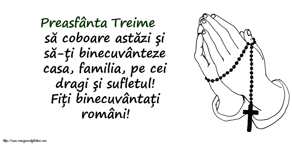 Fiți binecuvântați români!